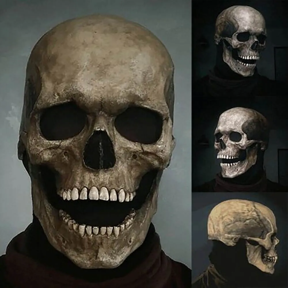 Led Purge Mask Halloween - Máscara de crânio de látex de