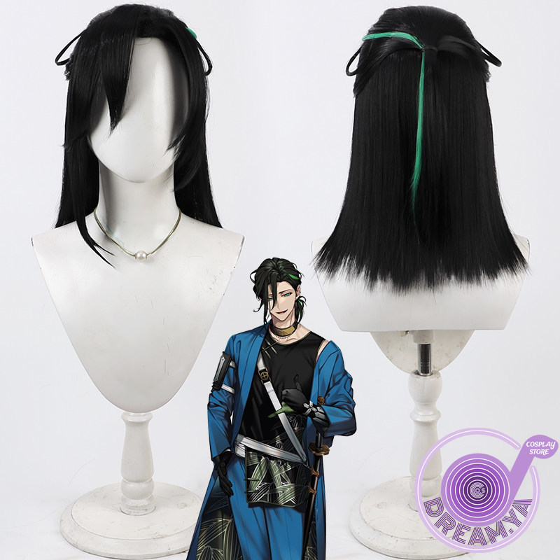Anime Cosplay Wig Heat Resistant - Peruca de Cosplay Sasanuki Touken Ranbu
