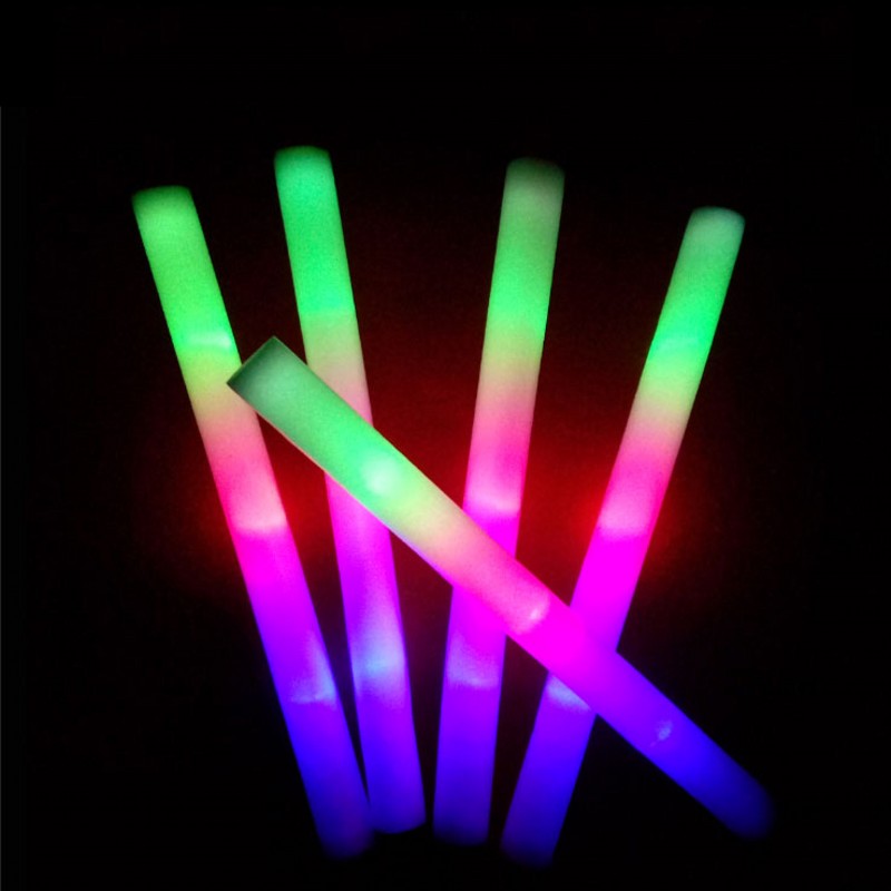 30 unidades de bastões de espu - Flashing Led Foam Sticks Party avaliação e preço
