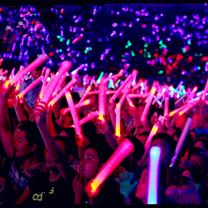 30 unidades de bastões de espu - Flashing Led Foam Sticks Party avaliação e preço