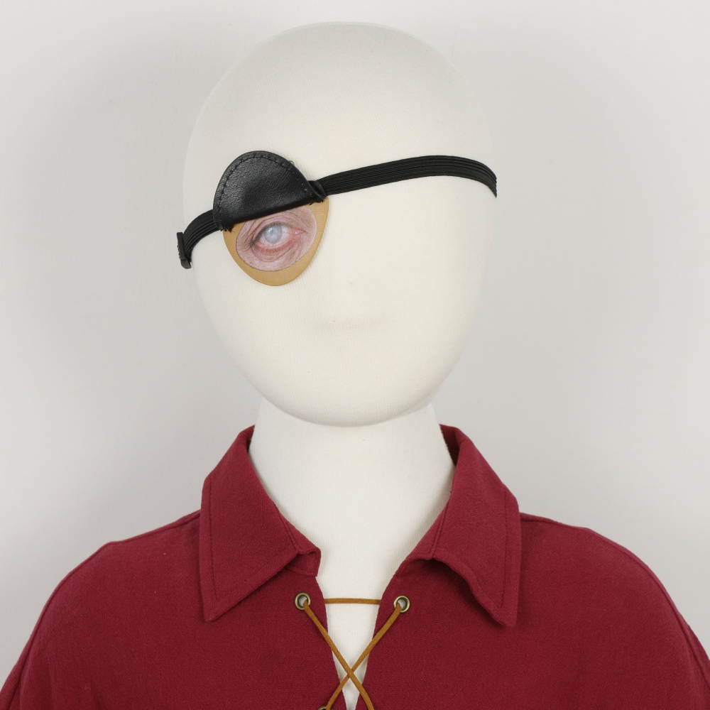 Tapa-olho de pirata em couro s - Costumes avaliação e preço