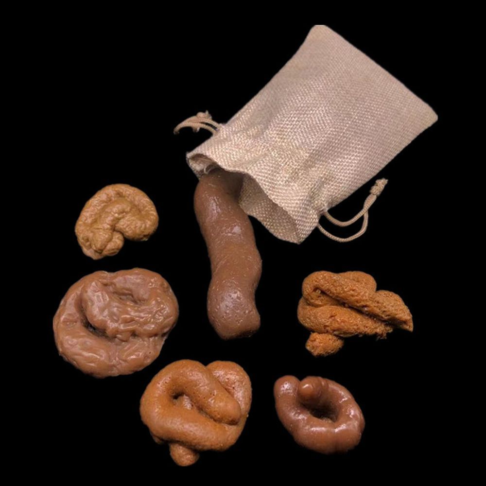 6 Peças de Brinquedo Engraçado - Fake Poop Gag Gift avaliação e preço