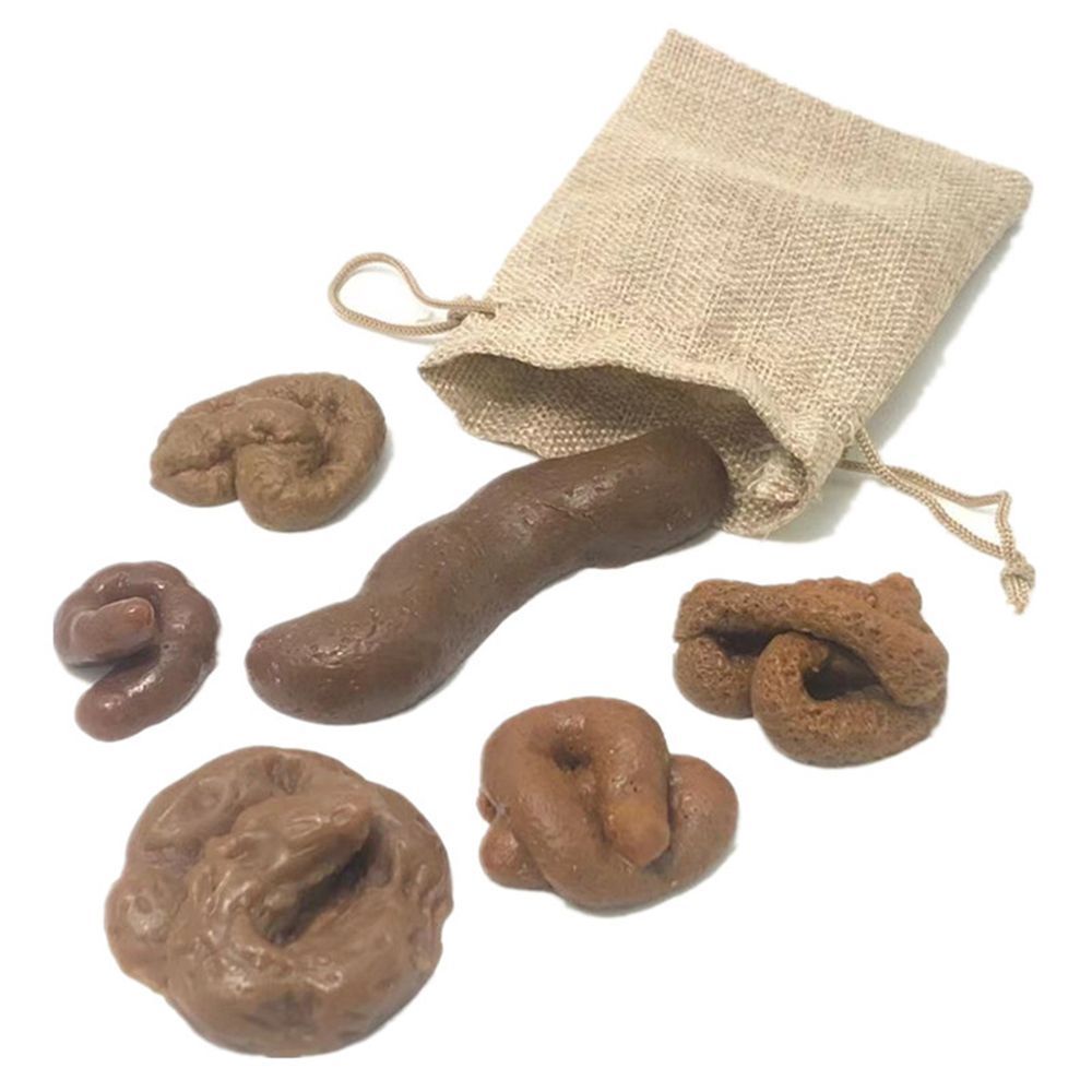 6 Peças de Brinquedo Engraçado - Fake Poop Gag Gift avaliação e preço